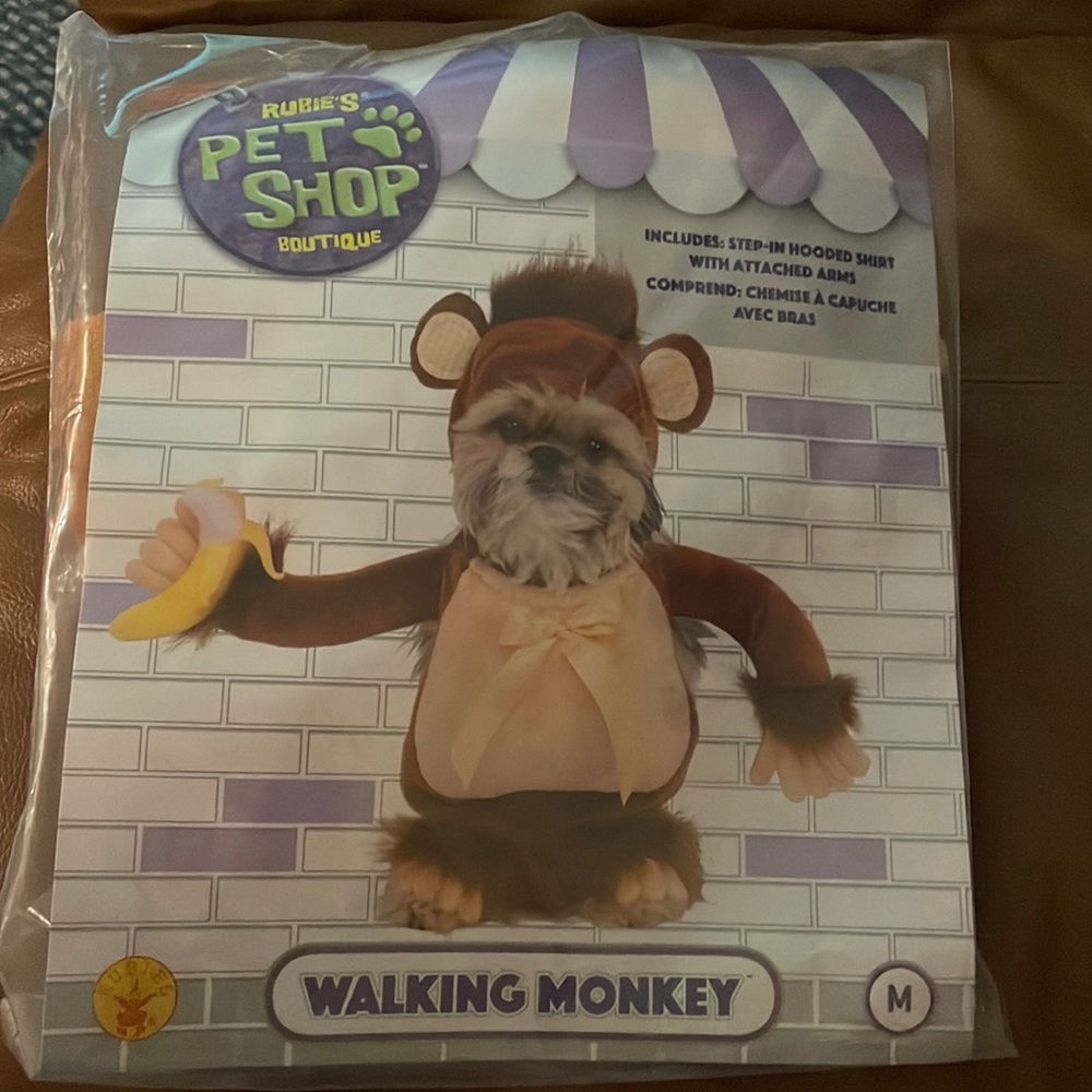 Rubie’s Pet Shop Boutique Walking Monkey Dog Costume
